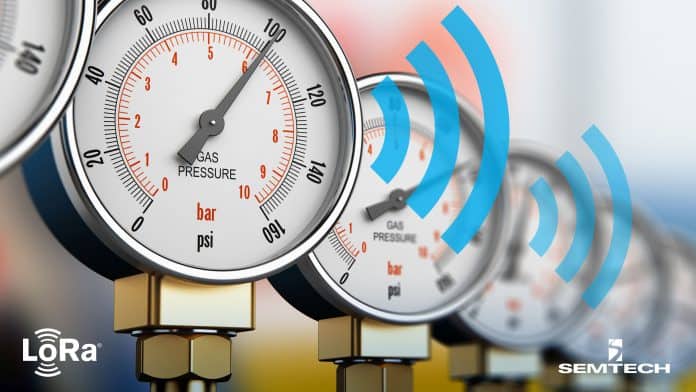 Rilevatore di gas che utilizza LoRaWAN
