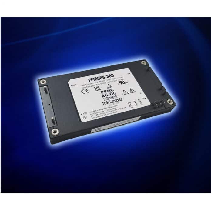 Moduli AC-DC di correzione del fattore di potenza fino a 1512W in formato full brick