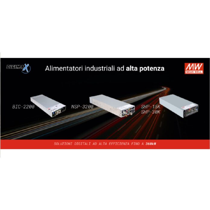 Alimentatori industriali ad alta potenza ed elevata efficienza